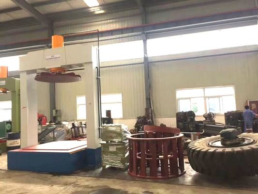 380V Solid Tire Press Machine , 200T Tire Change Machine
